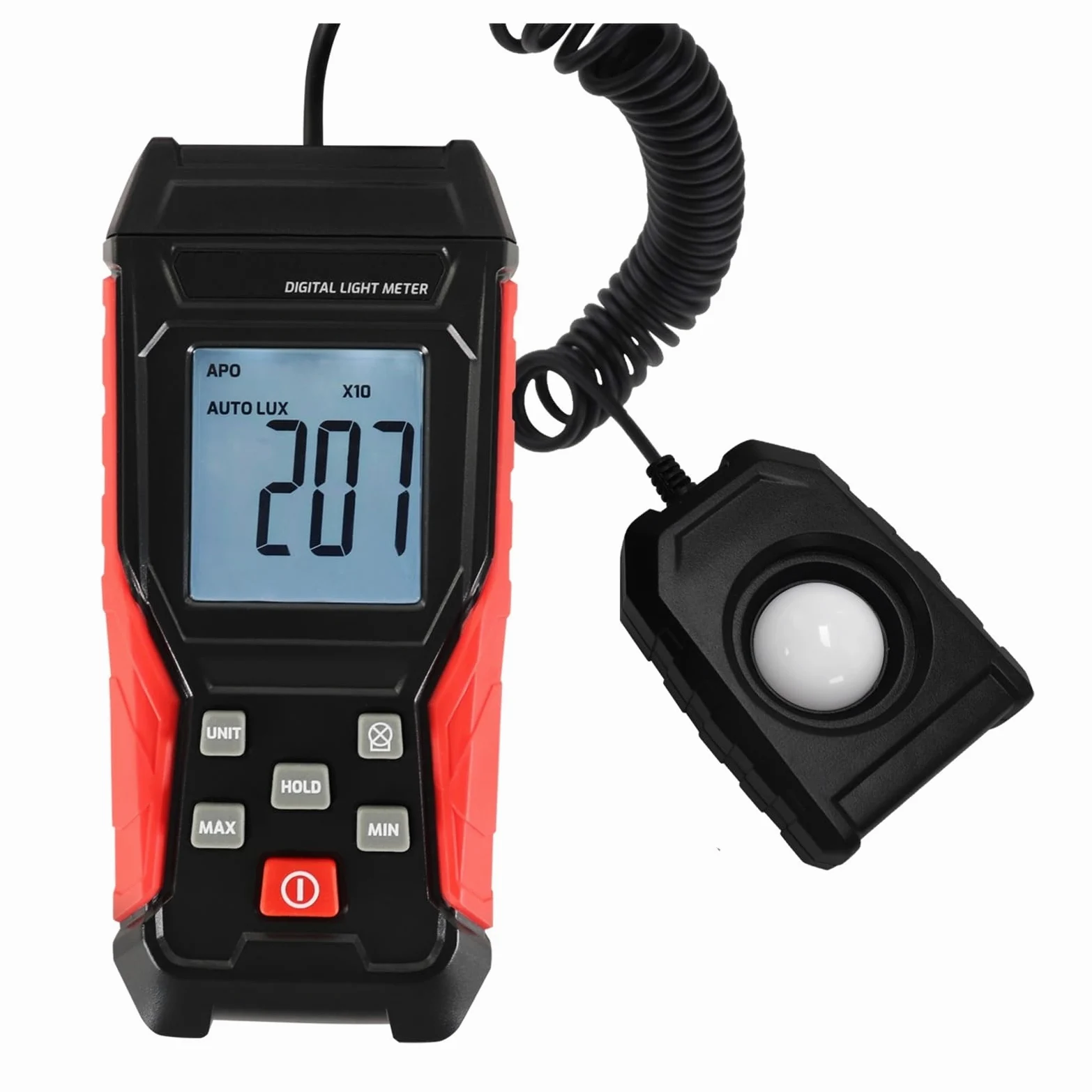 colorimètre, Luxmètre numérique 200 000 Lux | Spectromètre de lumière portable avec rétro-éclairage for la photographie scolaire et l'usage industriel
