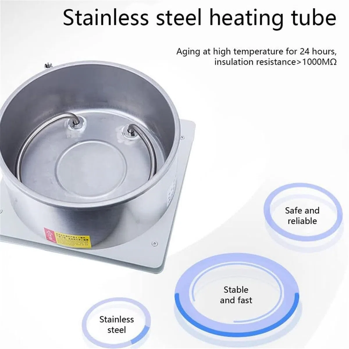 Agitateur magnétique numérique avec vitesse réglable, 100-3000 tr/min, bain d'eau et d'huile, capacité de 15 L pour brassage et recherche scientifique