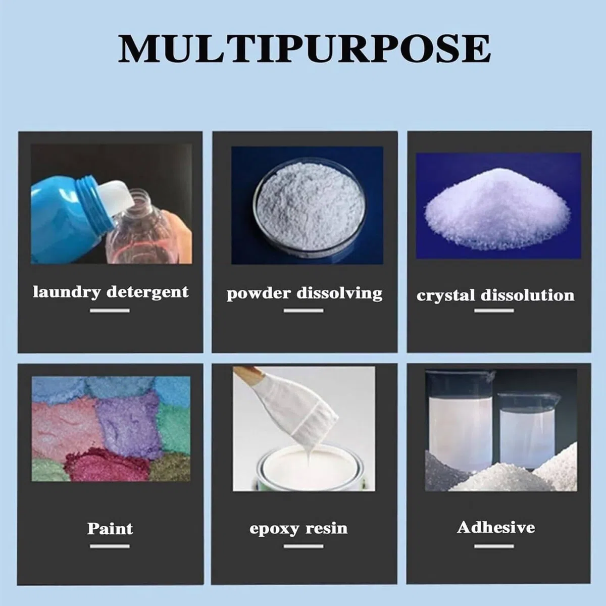 Mélangeur pneumatique de gallons, mélangeur de peinture, mélangeur de ciment, mélangeur à tambour, adapté au détergent à lessive dissolvant les cristaux(A)