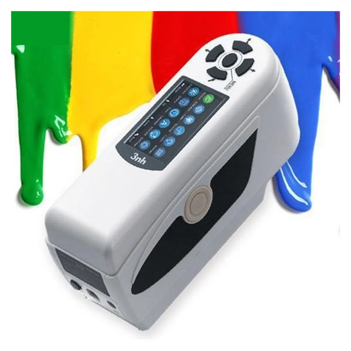 Spectrophotomètre Analyseur de couleurs précis numérique NH300 Testeur de compteur de différence de couleur colorimètre for l'analyse des couleurs avec transmission précise des couleurs