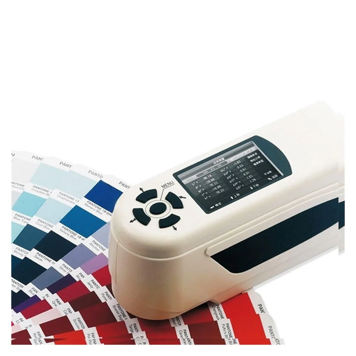 Spectromètre, Colorimètre 8mm ouverture LED lumière bleue portable spectrophotomètre de couleur numérique colorimètre