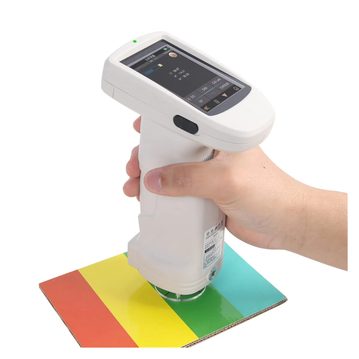 Spectrophotomètre TS7700 Colorimètre Digital Lab chroma compteur textile peinture colorimètre portable spectrophotomètre avec transmission précise des couleurs
